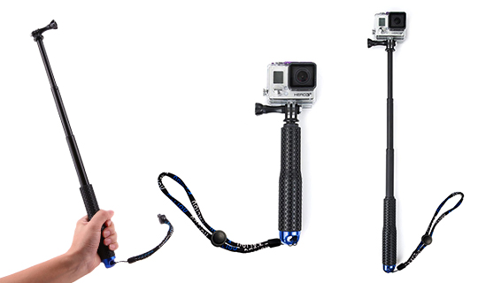 Stick Selfie Halter Wasserdicht für GoPro Hero 3/4/5/6/7/8/9/10