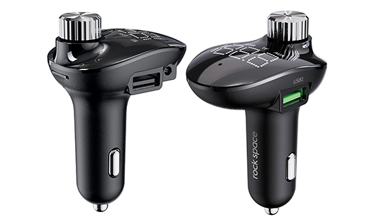 Ładowarka samochodowa Rock Space B302 Transmiter FM MP3 Bluetooth