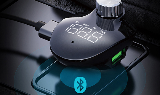 Ładowarka samochodowa Rock Space B302 Transmiter FM MP3 Bluetooth