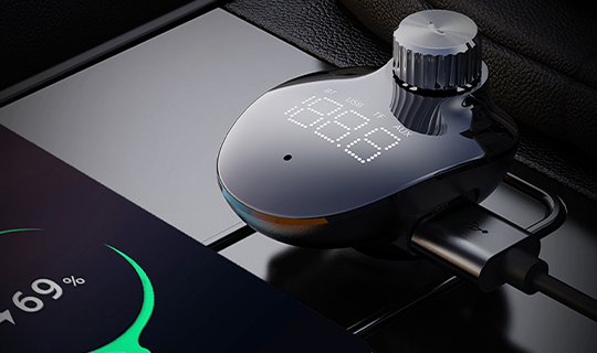 Ładowarka samochodowa Rock Space B302 Transmiter FM MP3 Bluetooth