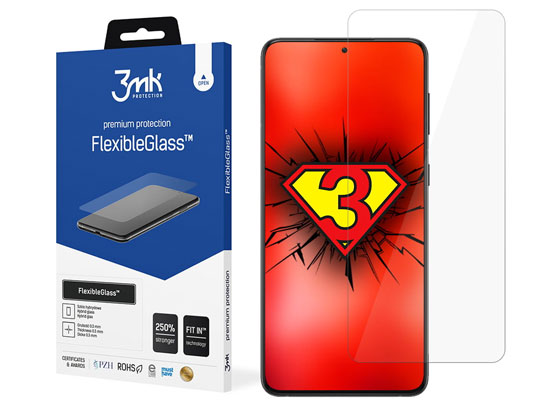3mk Szkło hybrydowe Flexible Glass 7H do Samsung Galaxy S21 