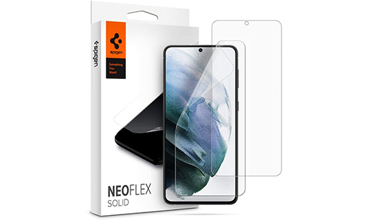 2x Folia hydrożelowa Spigen Neo Flex Solid für Galaxy S21 Case Friendly