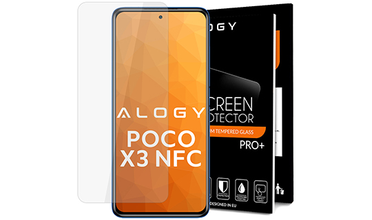 Szklo Alogy-Telefon mit Xiaomi Poco X3 NFC-Bildschirm