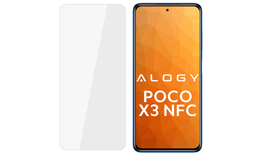 Szklo Alogy-Telefon mit Xiaomi Poco X3 NFC-Bildschirm