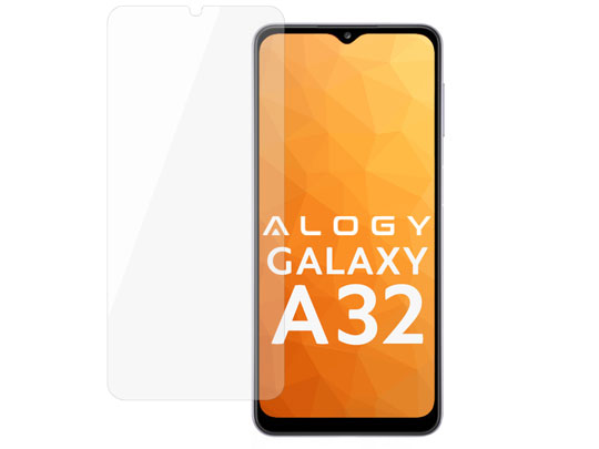 Szklo Alogie zum Telefon auf dem Samsung Galaxy A32-Bildschirm