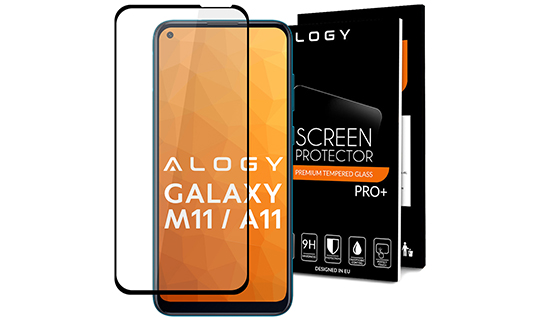 Szklo Alogie zum Telefon auf dem Samsung Galaxy M11 / A11-Bildschirm
