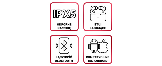 Słuchhawki JOYROOM JR-T09 Ture Wireless TWS Bluetooth-Kopfhörer