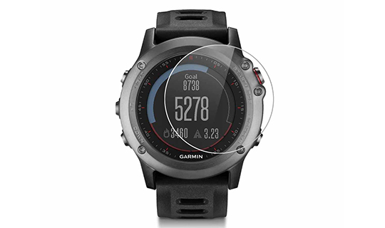 2x Alogy Panzerglas auf dem Bildschirm für die 9H Smartwatch für Garmin Fenix ​​​​6/6 Pro