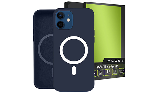 Hülle für MagSafe Ultra Slim Alogy für Qi-Ladegeräte für iPhone 12 Mini