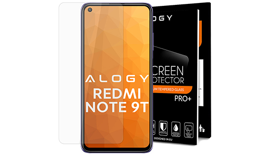 Alogieglas für den Bildschirm des Xiaomi Redmi Note 9T