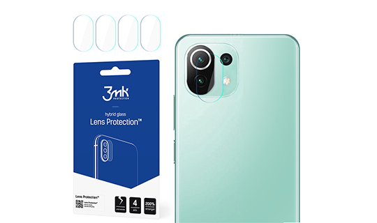 Szkło x4 na kamerę obiektyw 3mk Lens Protection do Xiaomi Mi 11 Lite 4G/ 5G