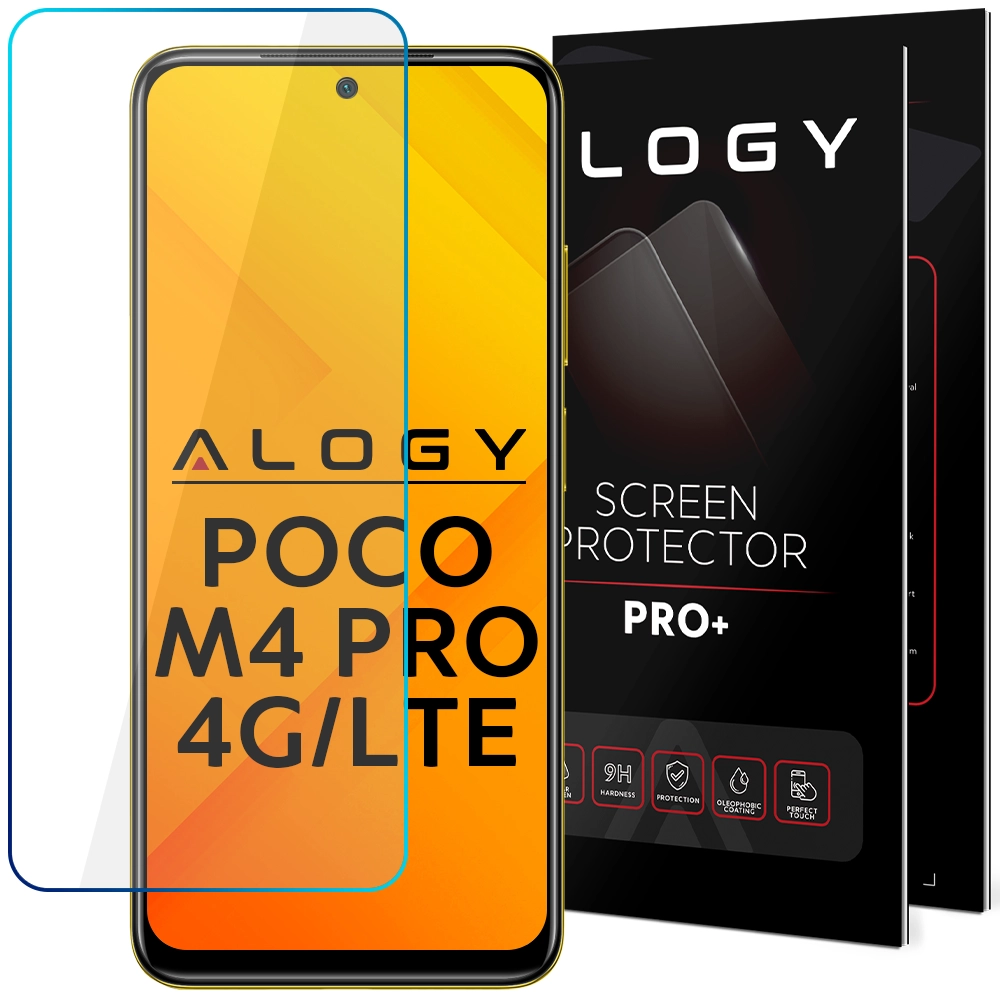 Alogy Szkło hartowane do telefonu na ekran do Poco M4 Pro 4G/LTE - ALOGY