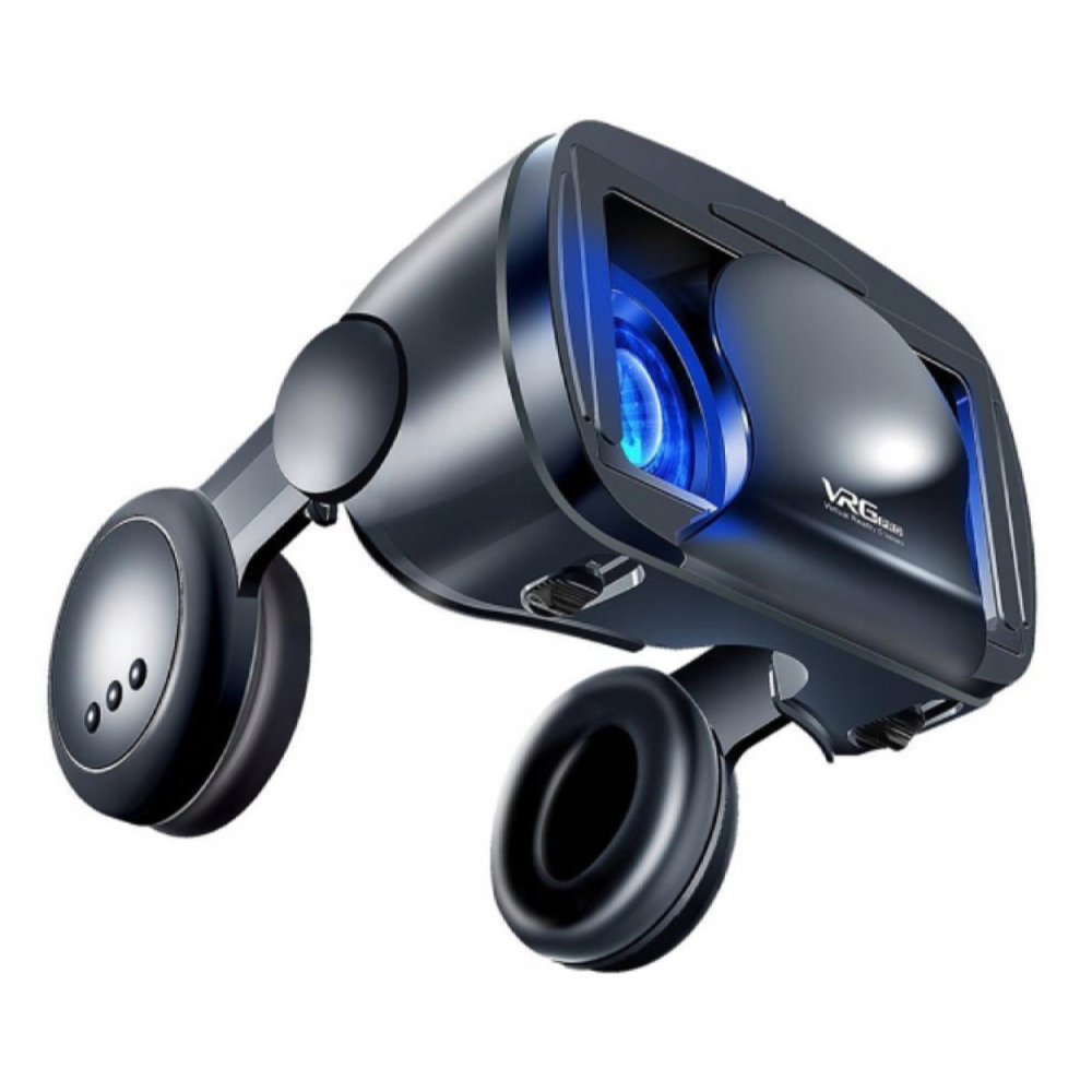 Okulary gogle VR VRG 3D wirtualna rzeczywistość 5-7 cali ze słuchawkami - 4kom.pl