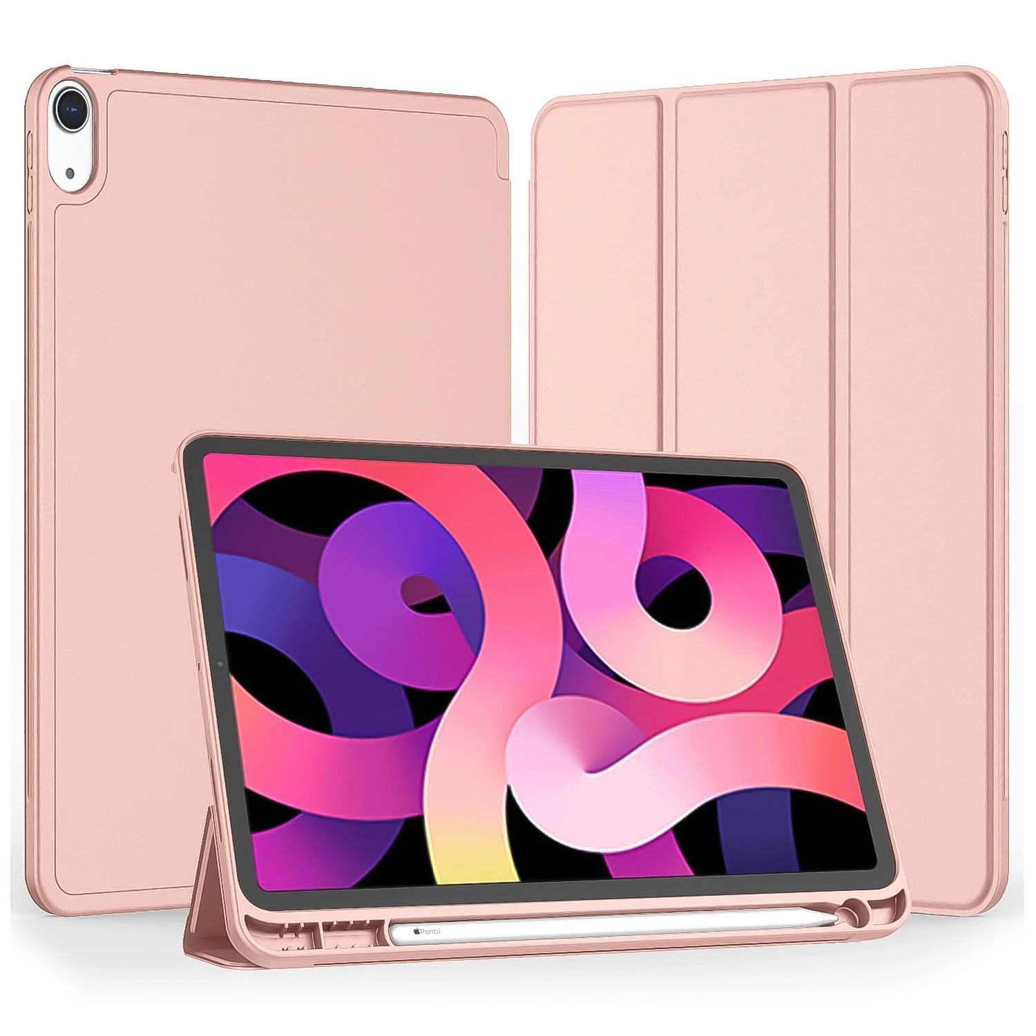 Etui Obudowa Z Miejscem Na Rysik Ipad Air 4 2020 / Air 5 2022 Różowy - GK  PROTECTION