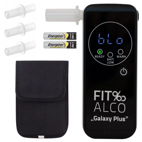 FITalco Galaxy Plus Alkoholtester mit elektrochemischem Platinsensor, elektrochemisch schwarz