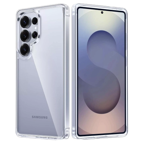 Hülle für Apple iPhone 16 Pro Max Alogy Anti-Shock Hybrid Case für MagSafe Transparent