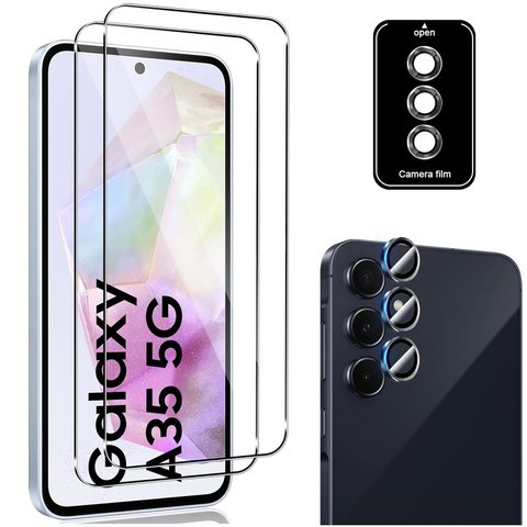 Supreme Set Panzerglas für Samsung Galaxy A35 5G Klar