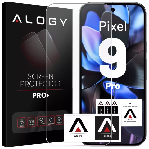 Gehärtetes Glas für Pixel 9 Pro Displayschutzfolie 9H Alogy Heavy Pro™️