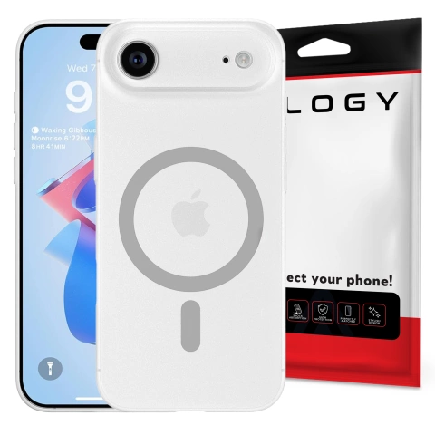 Hülle für Apple iPhone 16 Pro Max Alogy MagSafe Hybrid Matte Case Matte Cover mit Linsenschutz Schwarz