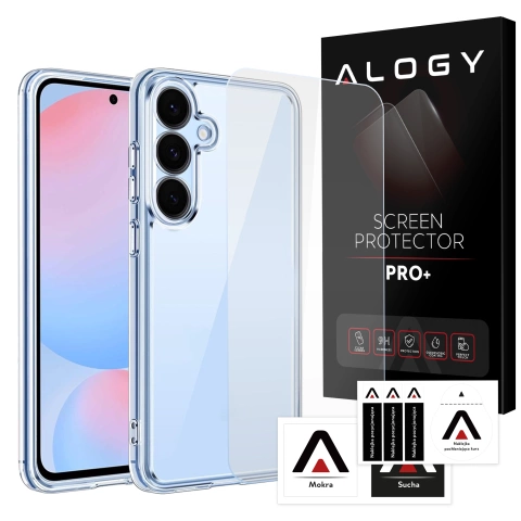 Hülle für Apple iPhone 16 Pro Max Alogy Anti-Shock Hybrid Case für MagSafe Transparent