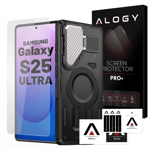 Hülle für Apple iPhone 16 Pro Max Alogy Anti-Shock Hybrid Case für MagSafe Transparent