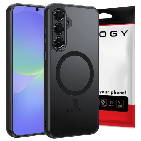 Hülle für Apple iPhone 16 Pro Max Alogy Anti-Shock Hybrid Case für MagSafe Transparent