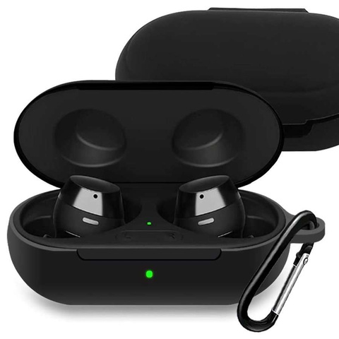 Silikonhülle Alogy Slim für Samsung Galaxy Buds / Buds Plus Schwarz