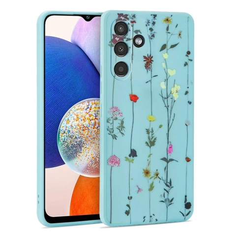Etui Mood für Samsung Galaxy A14 5G Garden Blue