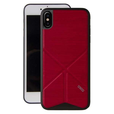 UNIQ Hülle Transforma Ligne iPhone X / Xs rot / feuerrot