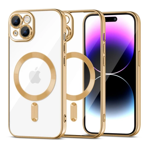 Etui MagShine MagSafe für Apple iPhone 15 Gold