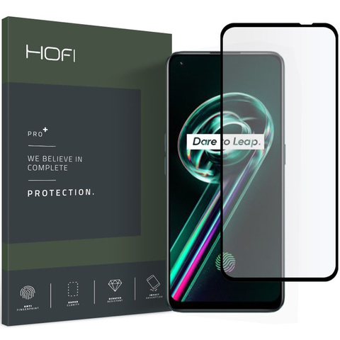 Gehärtetes Glas Hofi Glass Pro für Realme 9 Pro Plus Schwarz