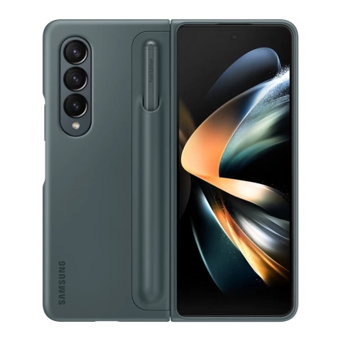 Samsung Standing Cover Case für Samsung Galaxy Z Fold4 Stand Case Stylus Grau (EF-OF93PCJEGWW)