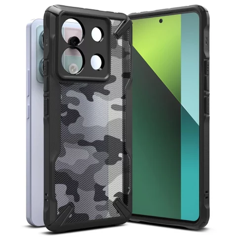 Ringke Fusion X-Hülle für Xiaomi Redmi Note 13 Pro 5G / Poco X6 5G Camo Black