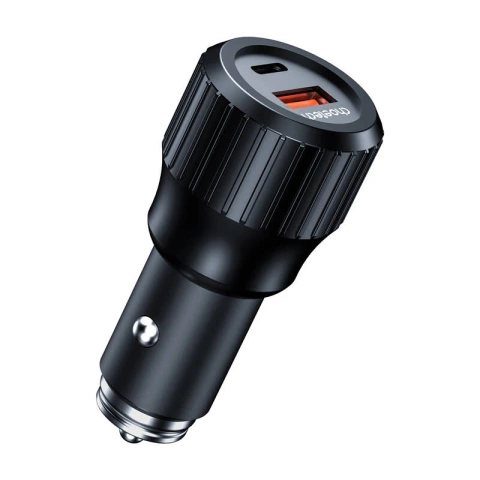 Choetech TC0010 Autoladegerät 63W USB-C 45W USB-A 18W QC4 PD3.0 Schwarz