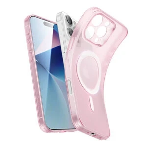 iPhone 16 Pro ESR Zero Clear Case HaloLock Rosa