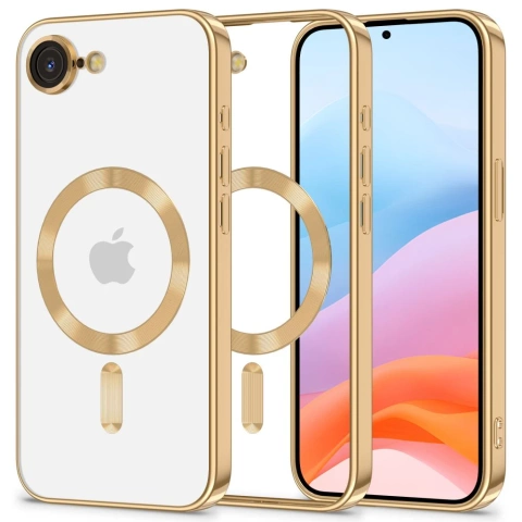 Etui für iPhone 16e Tech-Protect MagFlex MagSafe Shiny Gold