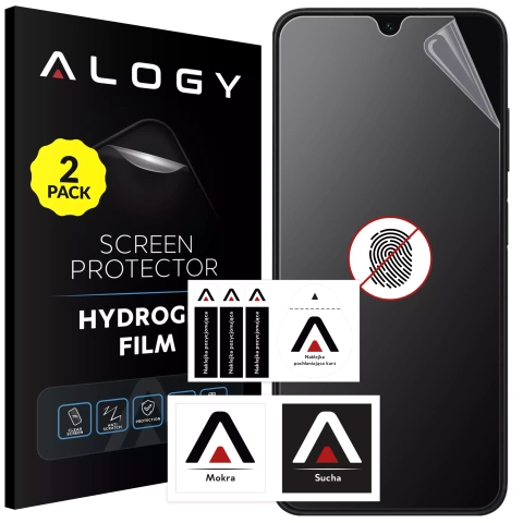 2x „MATTE“ Folie für Samsung Galaxy A05s Hydrogel Alogy HydroSkin Matte Pro™ Display für „FINGERPRINT FREE“ Hülle