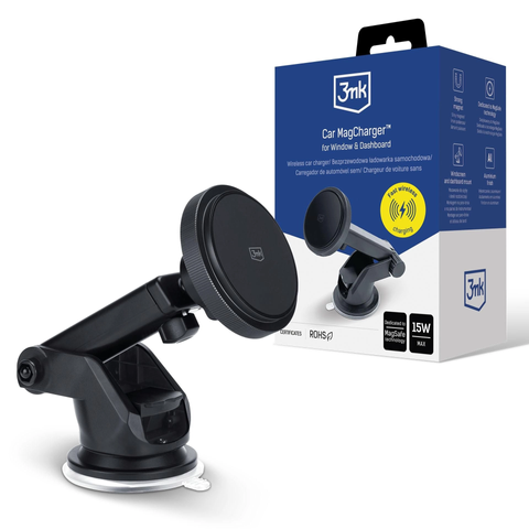 Autohalterung mit MagSafe 3mk Car MagCharger™ für Fenster