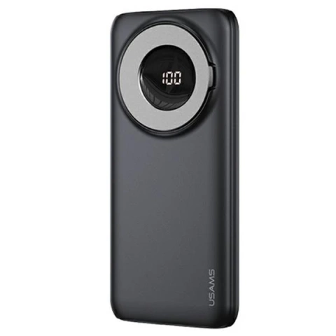 USAMS Powerbank PB62 10000mAh 20W QC3.0 PD Magnetic Wireless Fast Charge Czarny/Schwarz 10KCD17101 (US-CD171)