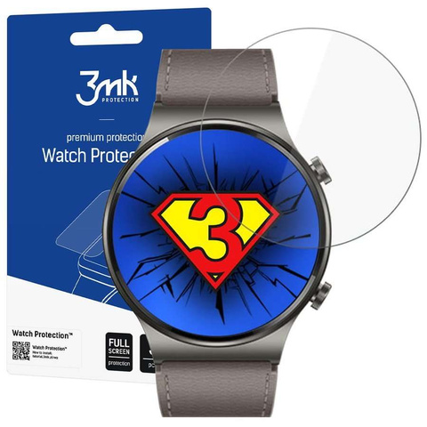 Bildschirmabdeckung x3 3mk Uhrenschutz für Huawei Watch GT 2 Pro