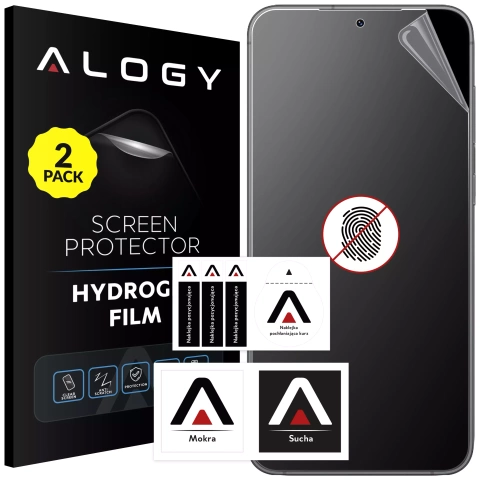 2x „MATTE“ Folie für Samsung Galaxy S23 Hydrogel Alogy HydroSkin Matte Pro™ Display für „FINGERPRINT FREE“ Hülle