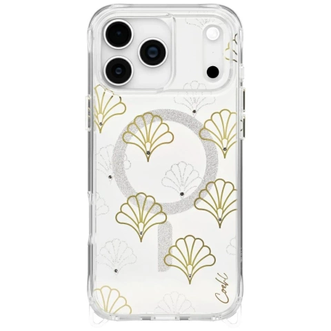 Etui UNIQ Coehl Maree do iPhone 17 Pro Max Magnetic Charging Srebrny