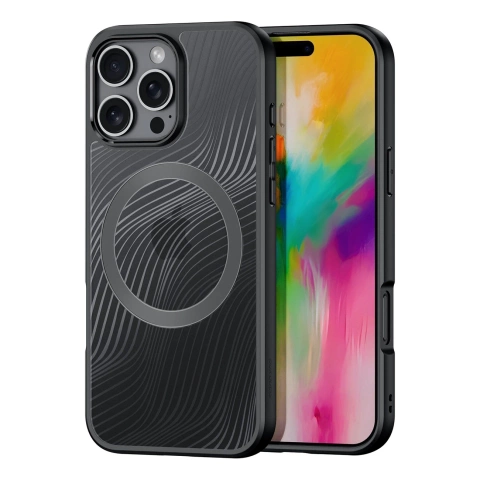 iPhone 16 Pro Max Dux Ducis Aimo Mag Case mit MagSafe - Schwarz