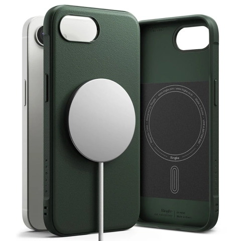 Etui Ringke Onyx Magnetic MagSafe für iPhone 16e Dunkelgrün