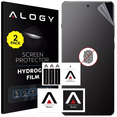 2x „MATTE“ Folie für OnePlus 12 Hydrogel Alogy HydroSkin Matte Pro™ Display für „FINGERPRINT FREE“ Hülle