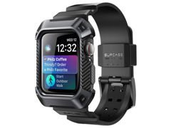 Pancerne etui Supcase Unicorn Beetle Pro für Apple Watch 4/5/6/SE 44mm Schwarz