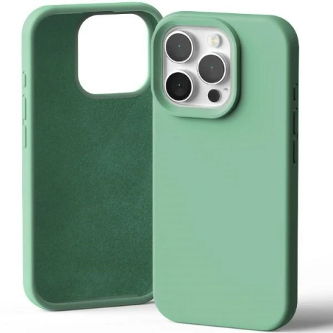 Mercury Silikonhülle für iPhone 16 Pro 6,3" Grün