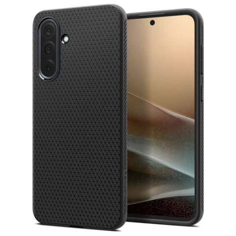 Schutzhülle für Samsung Galaxy A36 5G Spigen Liquid Air Mattschwarz Schwarz