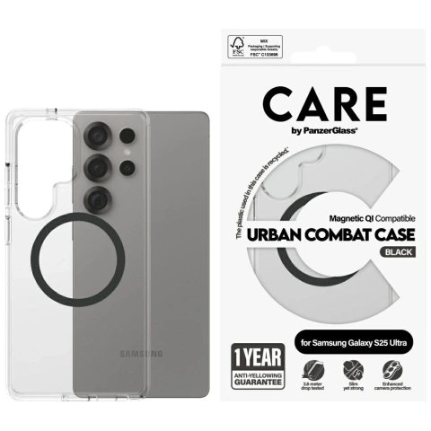 Etui do Samsung Galaxy S25 Ultra CARE von PanzerGlass Flagship MagSafe Clear