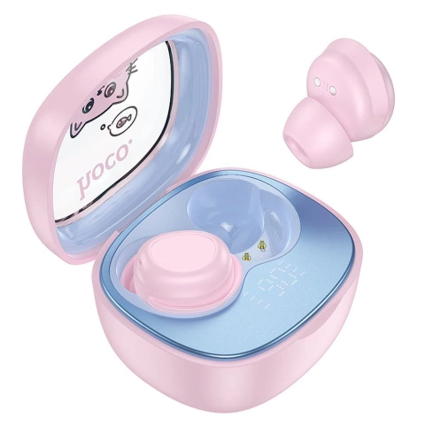 TWS-Kopfhörer für Kinder Hoco EW111 Bluetooth 5.4 Rosa